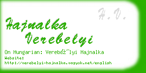 hajnalka verebelyi business card